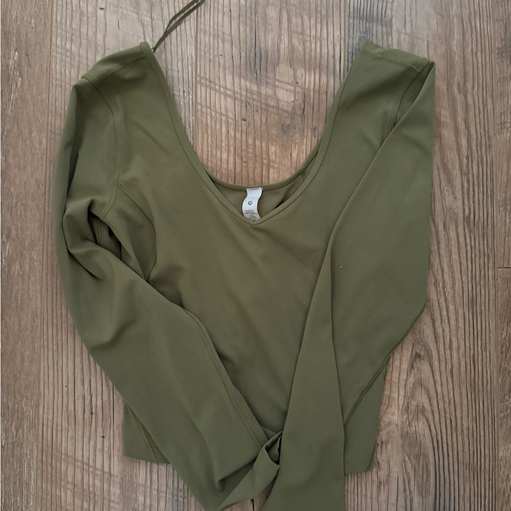 Olive Green Lululemon Women's Top